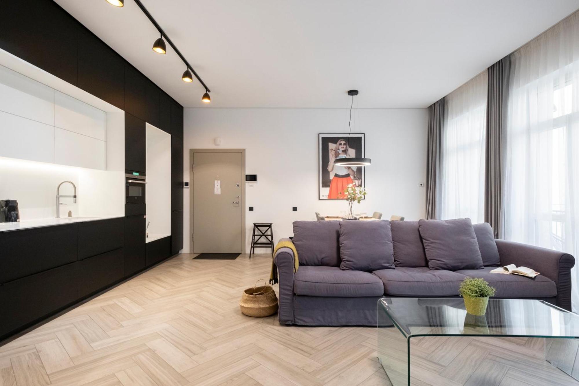 Cohost I Oldtown 60M2 Apt W-Garage Parking, Balcony & Self Check-In ヴィリニュス エクステリア 写真