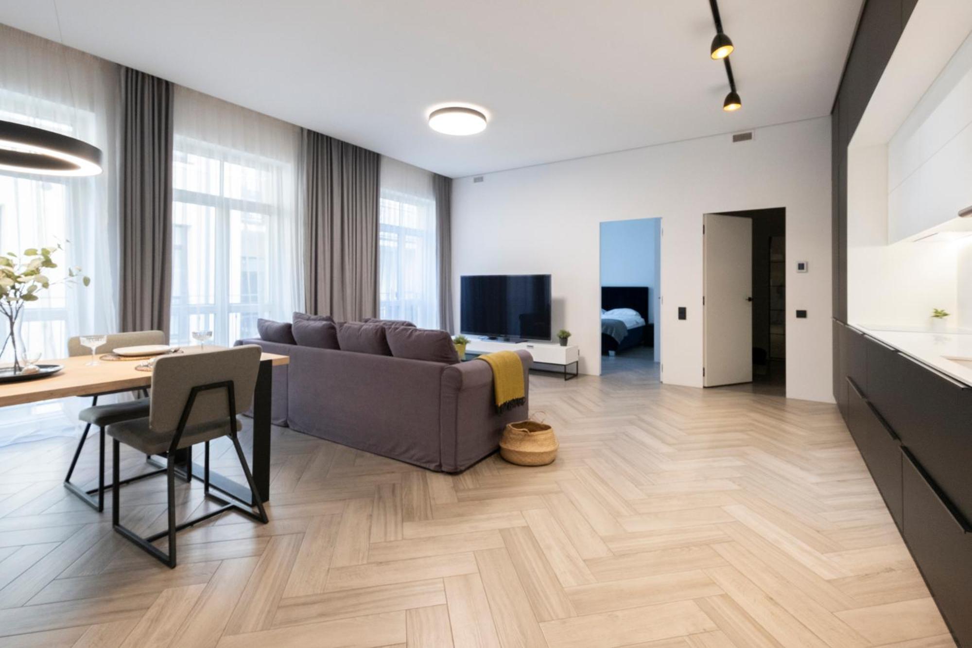 Cohost I Oldtown 60M2 Apt W-Garage Parking, Balcony & Self Check-In ヴィリニュス エクステリア 写真