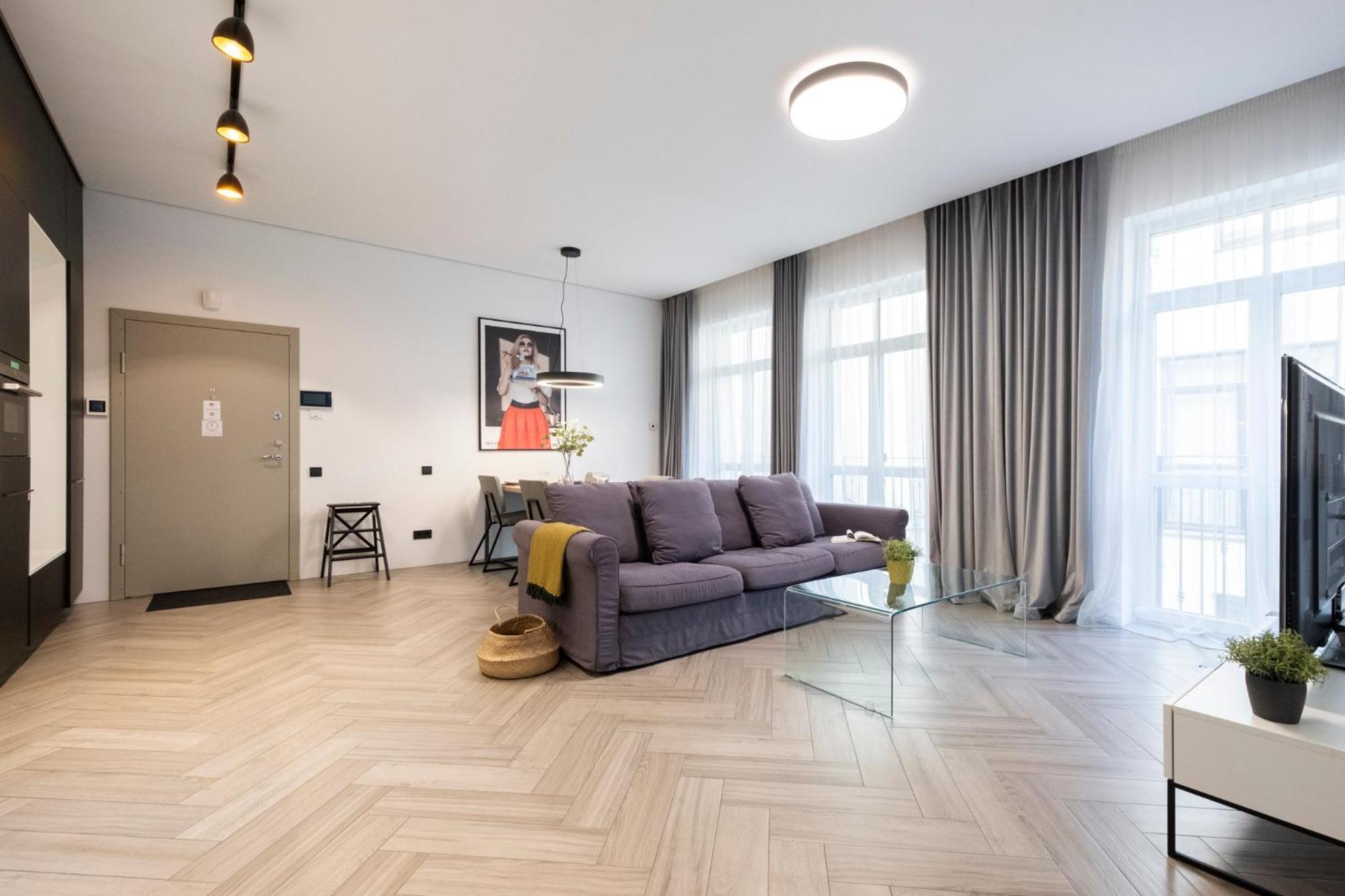 Cohost I Oldtown 60M2 Apt W-Garage Parking, Balcony & Self Check-In ヴィリニュス エクステリア 写真
